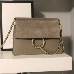 Chloe Grey Mini Faye Bag